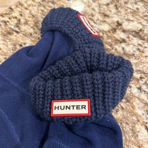 Hunter socks navy size 9 toddler